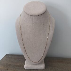 14k Solid Yellow Gold Italy Chain Necklace